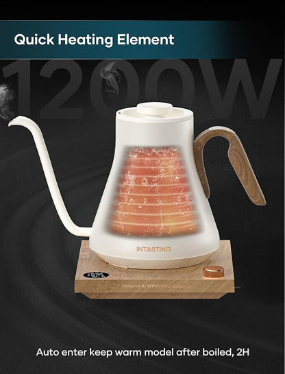 Electric Kettle, Gooseneck Electric Kettle, ±1℉ Precise Temperature Control - Image 5