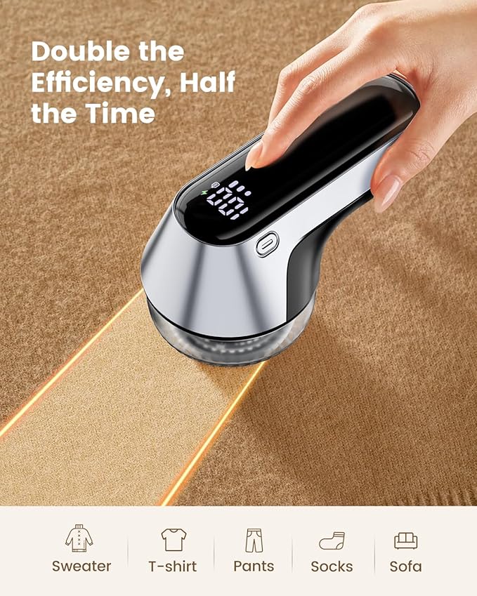 coldSky Fabric Shaver, Rechargeable Lint Shaver - Image 3