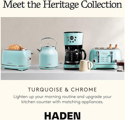 Haden Heritage 4 Slice Wide Slot Stainless Steel Toaster Bundled - Image 6