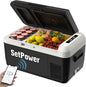 Setpower PT30 12V Refrigerator Dual Zone 32 Quart Car Refrigerator 12V Portable by SetPower