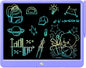 FLUESTON LCD Writing Tablet, Doodle Board Toys Gifts by FLUESTON