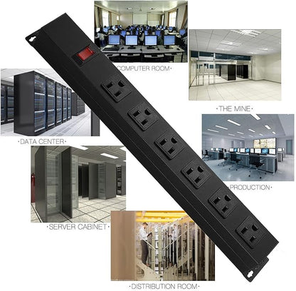 Metal Wall Mount Power Strip, Mountable Power Outlet - Image 6