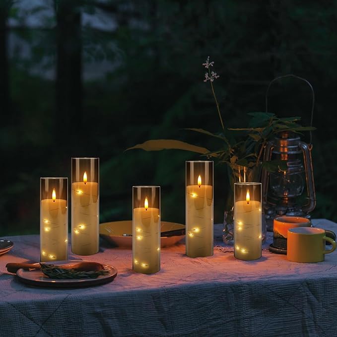 24 Pack Christmas Decoration Flickering Flameless Candles, Battery Operated - Image 4