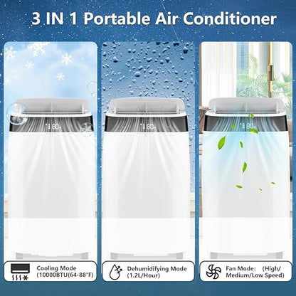 Portable Air Conditioners 10000 BTU, Remote Control AC - Image 8