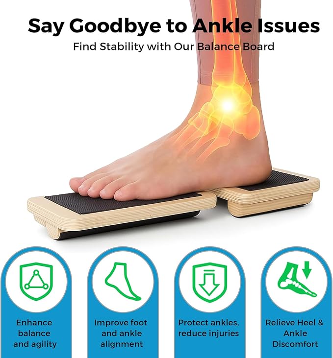 Ankle Balance Board Foot Strengthener Trainer, Single Leg Balance Board & Ankle - Image 5