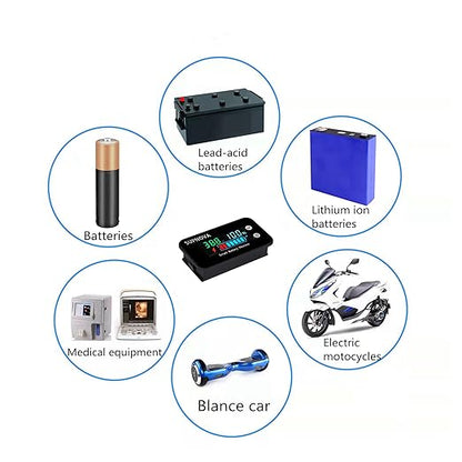Battery Monitor12v 24v 36v 48v 60v 72v, Golf cart Battery Tester Digital - Image 5