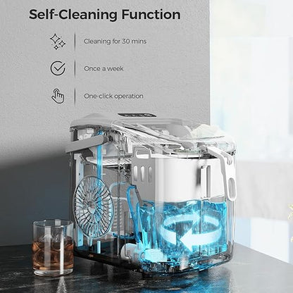 Crzoe Countertop Ice Maker Machine - Image 4