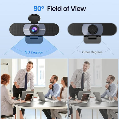 EMEET 1080P Webcam, C960 Web Camera - Image 4