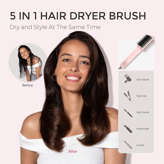 TYMO 4.0 Hair Blow Dryer Brush - Image 6