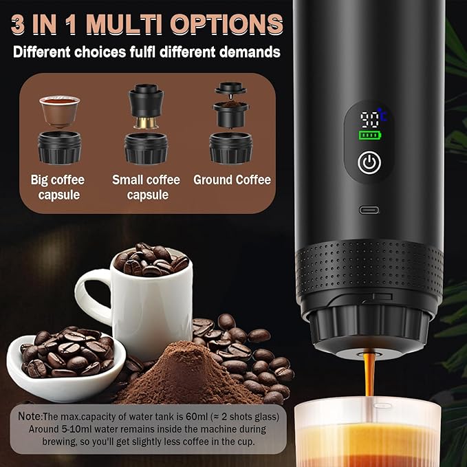 Portable Battery Espresso Coffee Maker - Image 4