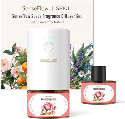 SF101 Pro Plug In Air Freshener, Waterless Essential Oil Diffuser, Non-Toxic by SenseFlow