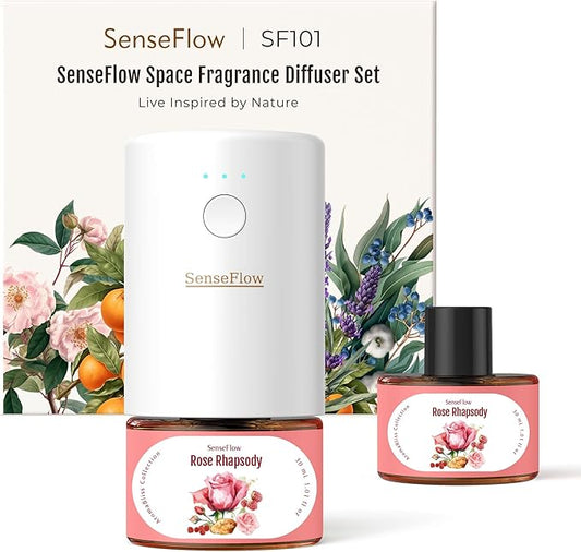 SF101 Pro Plug In Air Freshener, Waterless Essential Oil Diffuser, Non-Toxic by SenseFlow