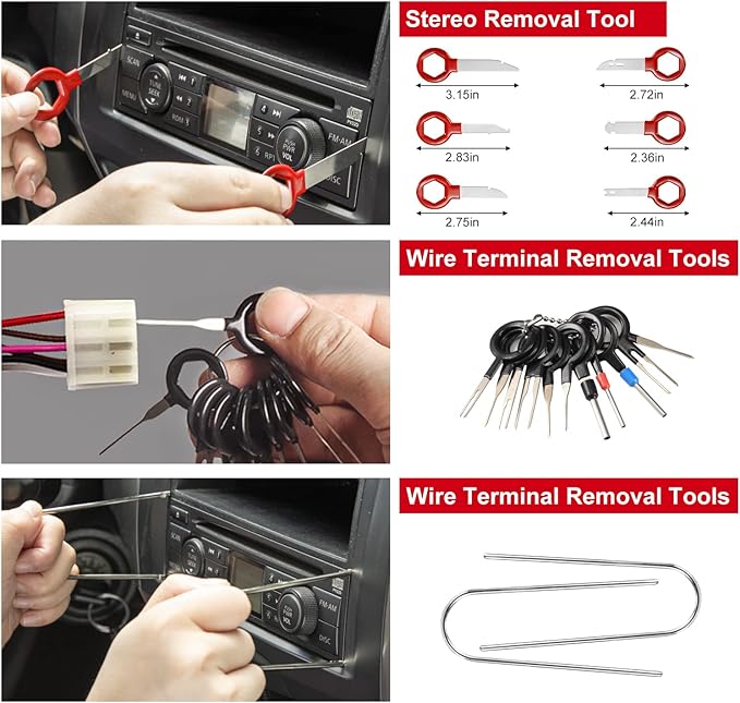 Trim Removal Tool Kit 330Pcs Car Removal Tool Kit Pry Tool Set Auto Clip Pliers - Image 5