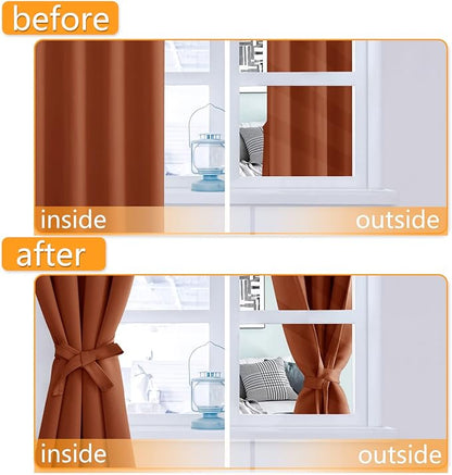 Hiasan Short Blackout Curtains for Bedroom - Image 5