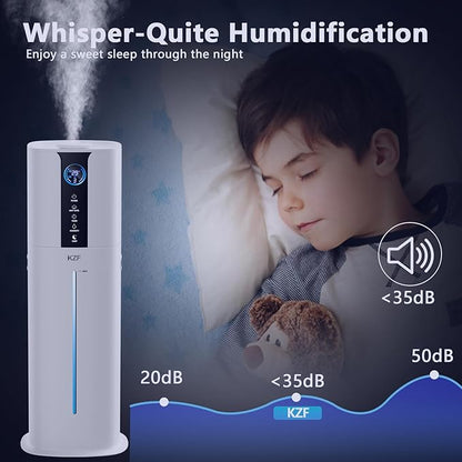 9L Smart Humidifiers for Bedroom Large Room, 2.3Gal Cool Mist Top Fill Diffuser - Image 8