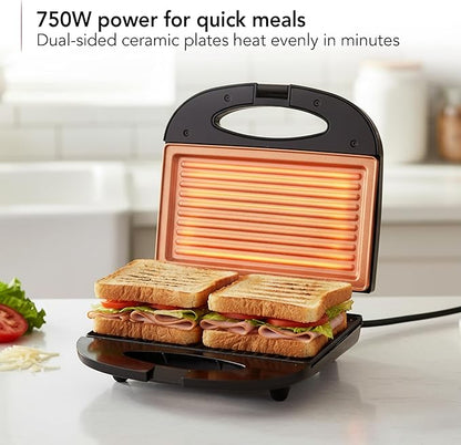 OVENTE Electric Panini Press Grill - Image 3