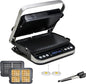 Yedi Total Package 6-in-1 Digital Indoor Grill, Waffle Maker, Panini Press by YEDIHOUSEWARE