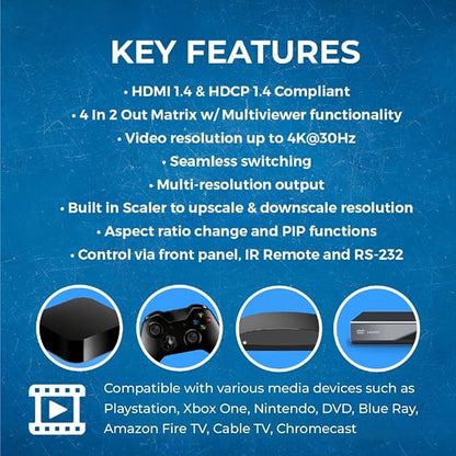 OREI 8K 2x1 HDMI Switch 4K@120hz - Image 9