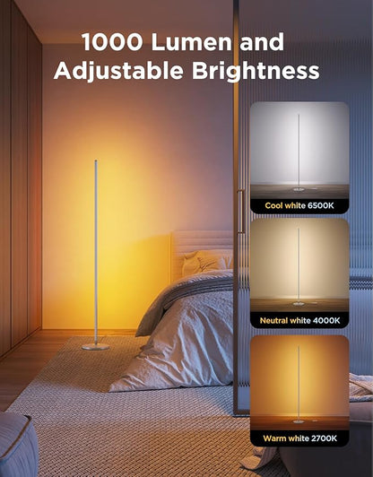 Govee RGBIC Floor Lamp, LED Corner Lamp Works - Image 6