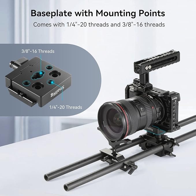 SMALLRIG DSLR and Mirrorless Quick Release Clamp and Plate - Image 5