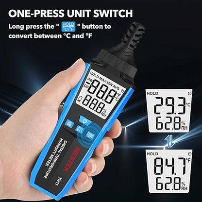 MESTEK Temperature Humidity Meter, High Precision Digital Hygrometer - Image 6