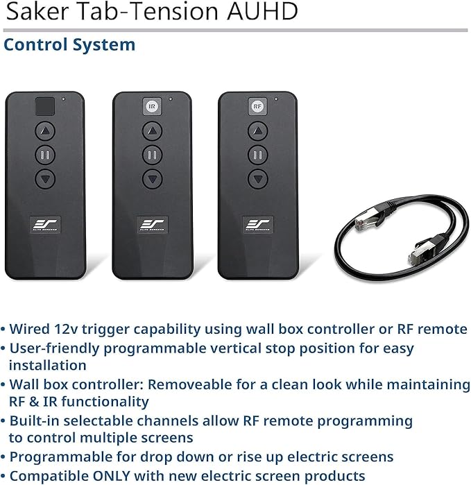 Saker Tab-Tension AcousticProUHD, Acoustically Sound Transparent Motorized - Image 3