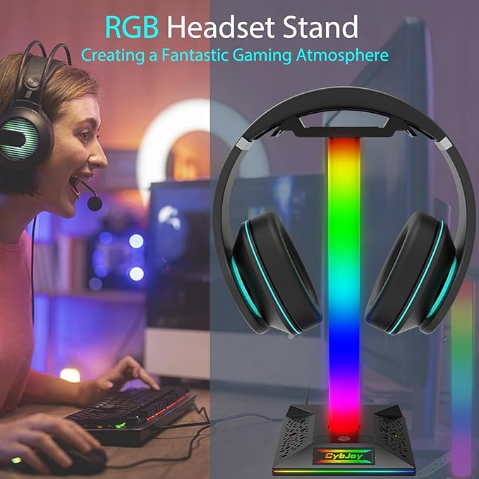 CybJoy Gaming Headphone Stand PC Accessories - Image 6