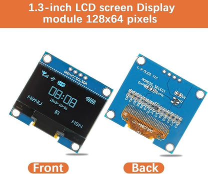 JAMHER 1.3 Inch I2C IIC OLED Display Module 128x64 Pixel Mini Self-Luminous - Image 2