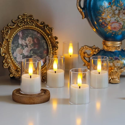 Rechargeable Acrylic Flameless Votive Candles - Image 4