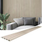 Art3d 8-Pack 96 x 6in. WPC Acoustic Slat Wall Panel by Art3d