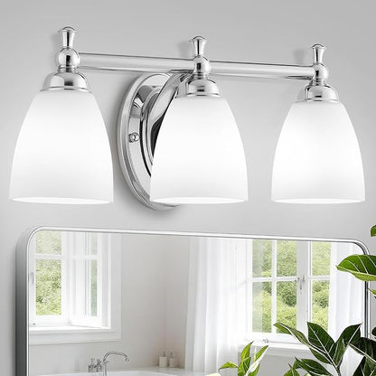 EJIAXIN Bathroom Light Fixtures, 3 Light Bathroom Lighting Fixtures Over Mirror by WelcometoEJIAXIN