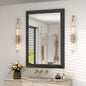 SMIROR Matte Black Bathroom Mirror by SMIROR