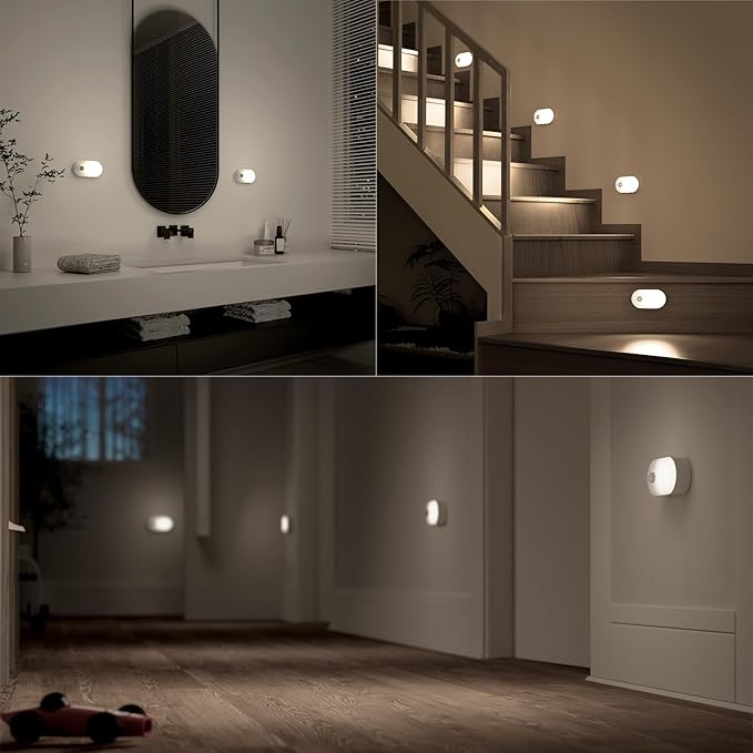 Lyridz Rechargeable Motion Sensor Night Light, Cool White LED Stick-on Closet - Image 6