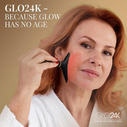 GLO24K Red Light Beauty Device for Face & Neck – 2-Pack, 3-in-1 Facial and Neck - Image 7