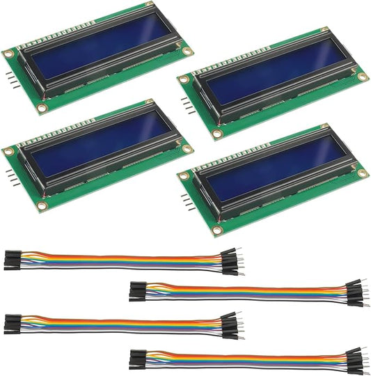 HUAREW 4pcs I2C IIC TWI 1602 Serial LCD Display Module 16x2 Compatible by HUAREW