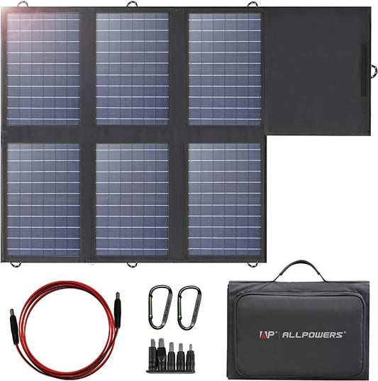 ALLPOWERS SP026 60W Portable Solar Panel, Foldable Solar Charger by ALLPOWERS