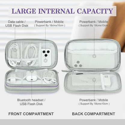 FYY Electronic Organizer, Travel Cable Organizer Bag Pouch Electronic - Image 3