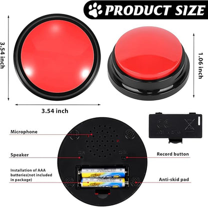 10 PCS Red Voice Recording Buttons - Image 3