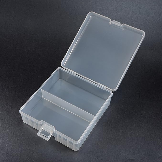 uxcell Hard Plastic Large Battery Storage Box Holder Organizer Protective - Image 2