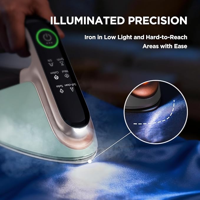 Newbealer Steam Generator Iron, 1500W Turbo Steamer - Image 7