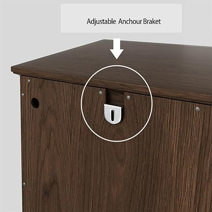 OLD CAPTAIN Wooden Tilt Out Trash Cabinet, Wooden Kitchen Garbage Can Free - Image 4