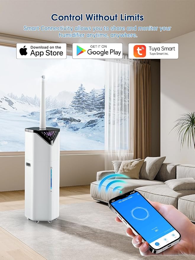 19L/5Gal Humidifiers for Bedroom Large Room 2800 sq ft, Quiet Humidifiers for - Image 2