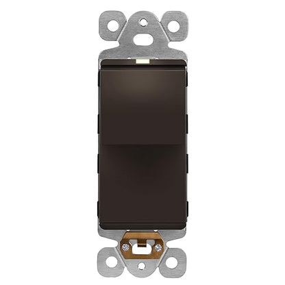 LIDER Minimalist Design Matte Finish Lighted Decorator Switch, Frameless Paddle by LIDER