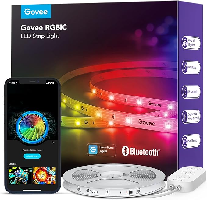 Govee RGBIC LED Strip Lights, 32.8ft Smart LED Lights by Govee