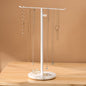 Josmimic White Necklace Holder Jewelry Organizer Stand – Adjustable Height by Josmimic