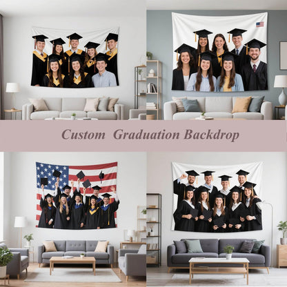 Jhdstore Custom Tapestry Personalized Tapestry Wall Hanging Upload Images Banners and Signs Customize Wall Tapestries for Bedroom 29 * 37 Inch Vertical