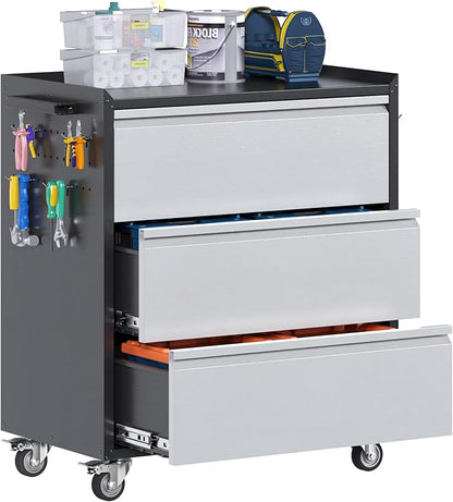 3 Drawers Garage Storage Cabinet by REEMOON
