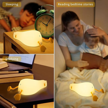 AVACOM Squishy Night Light, Lying Flat Duck Night Light, Travel Nightlight - Image 8