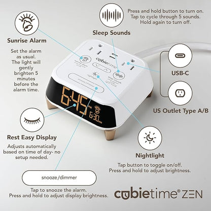 Brandstand CubieTime Zen | Alarm Clock Charger - Image 3