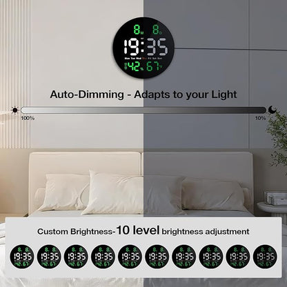 Brauthon Large Digital Clock for Classroom, Digital Classroom Clocks for - Image 4